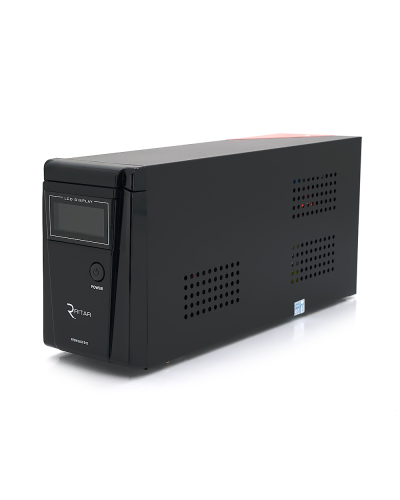 ИБП с правильной синусоидой RITAR RTSW-600ND12 LCD (360Вт),12В, под внешний АКБ, Q4 (320*132*210) 4,2 кг (236*85*130)