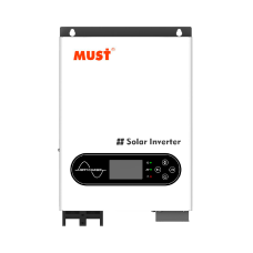Гибридный инвертор MUST PV18-3624ECO, 3600W, 24V, ток заряда 60A, 170-280V, MPPT (100А, 30-320 Vdc), 318×454×122.5 мм. 7.8 кг.