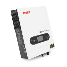 Гибридный инвертор MUST PV18-6248ECO. 6200W, 48V, ток заряда 100A, 170-280V, MPPT (100А, 120-450 Vdc), 428x318x140 мм. 10 кг.