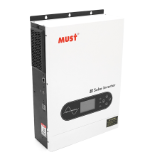 Гибридный инвертор MUST PV18-4024ECO. 4000W, 24V, ток заряда 60A, 170-280V, MPPT (100А, 60-360 Vdc), 318×454×122.5 мм. 8 кг.