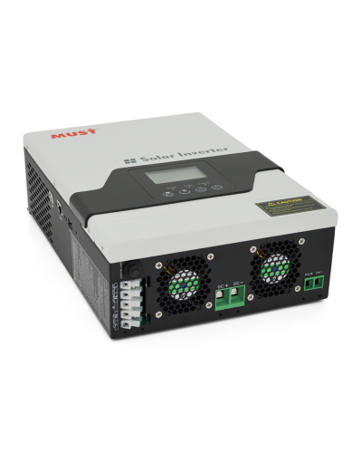 Гибридный инвертор MUST PV18-1012VPM II, 1000W, 12V, ток заряда 10/20A, 160-275V, MPPT (45А, 105 Vdc)